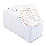 Acroprint ES1010 Time Cards for ES1000 Electronic Totalizing Payroll Recorder, 100/Pack