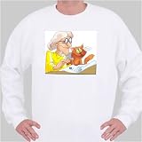 Sweatshirt with body, individuals, individual, humans, woman, contract, person, senior, human, agreement, persons, cat, people