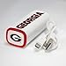 NCAA Georgia Bulldogs APU 2200JX USB Mobile Charger, White