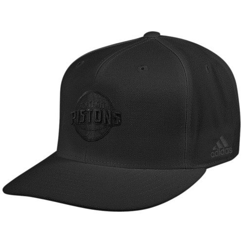 adidas Detroit Pistons Black Tonal Fitted Hat (7)