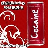 Cocaine Energy Drink - Stronger then 3 red Bulls Get the Energy you need / 12 pack