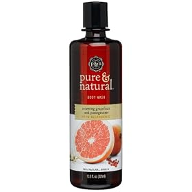 Pure & Natural Body Wash, Renewing Grapefruit & Pomegranate, 12.8-Ounce Bottles (Pack of 3)