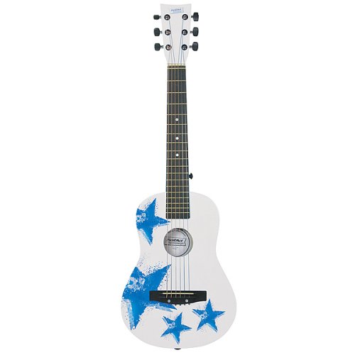 First ActDesigner Stars Acoustic Guitar- Blue/White