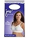 Just My Size Women's Side & Back Smoothing Wire Free Bra, White, 42B