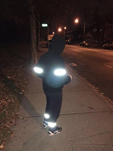 Lightweight Adjustable Light Neon Green High Visibility Reflective Reflector Armband (1 Pair) Armbands,Bands,Ankle Band,Bands,Velcro,Reflective Gears for Runners