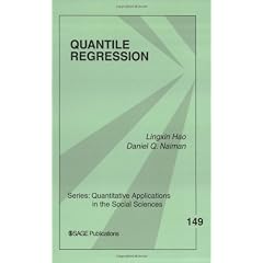 Quantile Regression: v. 149 (Quantitative Applications in the Social Sciences)