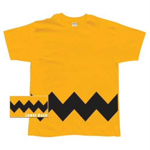 Charlie Brown Yellow Zig-Zag Peanuts T-shirt