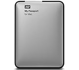 WESTERN DIGITAL Tragbare externe Festplatte My Passport für Mac - 1 TB, Schwarz, Silber + 2 JAHRE GARANTIE!