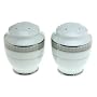 Mikasa Platinum Crown Salt and Pepper Set