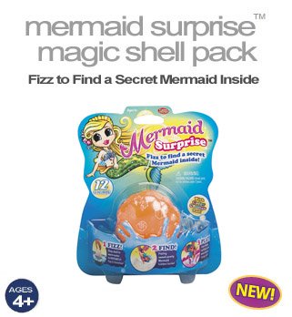 Fizz n Find Mermaid Surprise Magic Shell
