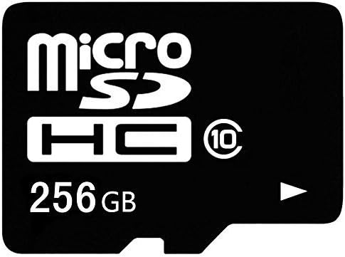 SANTIN @256GB Class 10 Micro SDHC up to 48MB/s with Adapter Memory Card