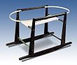 Rocking Moses Basket Stand Antique Black