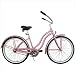Ladies 26 Deluxe Single Speed Beach Cruiser in Pink