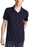 Velvetmen Men’s Short Sleeve Double Layer Polo