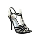 Ramsey T-Strap High Heel Sandal Black