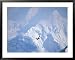 Skiplane Winging over Mount Saint Elias Framed Art Poster Print by Michael Melford, 39x31
