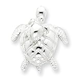Sterling Silver Mother & Baby Turtle Pendant