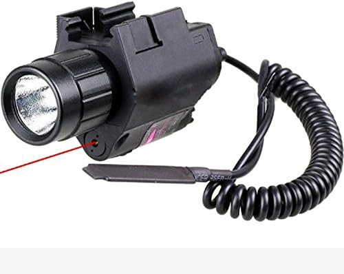 Tekon 2 in 1 Red Laser Sight with 200 Lumen Tactical Flashlight