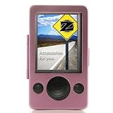 yooZoo Aluminum Metal Hard Case for Microsoft Zune 30GB with LCD Screen Protector - Orchid Purple