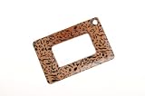 Crystal Optical Magnifying Reading Lens in Leopard with case