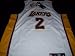 Authentic Derek Fisher White Los Angeles Lakers Jersey Size 56 & 54