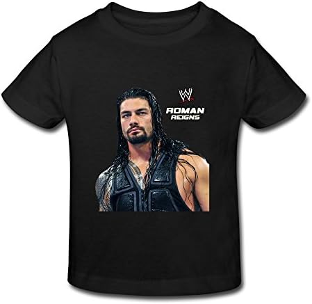 KINSINBABY Kid's Toddler WWE Roman Reigns T-shirts Age 2-6 Black 4 Toddler