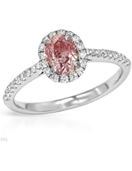 CleverEves 0.97.Ctw Diamonds 18K Gold Ring