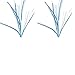 Factory Direct Craft Sparkling Blue Glittered Grass Decorative Sprays | 2 Sprays Indoor Decor