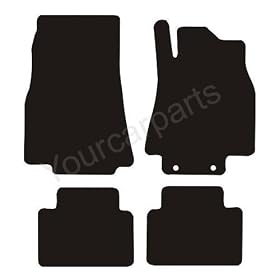 Mercedes A Class Car Mats(09/2004-) Black Deluxe Carpet (Budget Range)