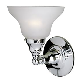 World Imports Lighting 2601-08 Asten 1-Light Bath Sconce, Chrome by World Imports