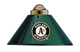 Oakland Athletics Billiard Lamp - Three Shade Metal Swags