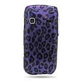 For Sprint Samsung Replenish M580 Accessory - Purple Leopard Designer Hard  ....