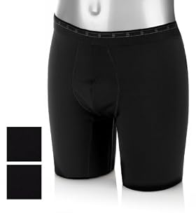 2 Pack - Base Layer Sports Trunks With Stretch