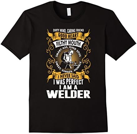 Men's i am a welder t shirt 2XL Black