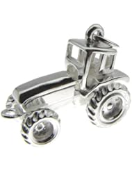 Phil Laender - Silver Tractor pendant - Sterling Silver - 11 Gr - 25mm.