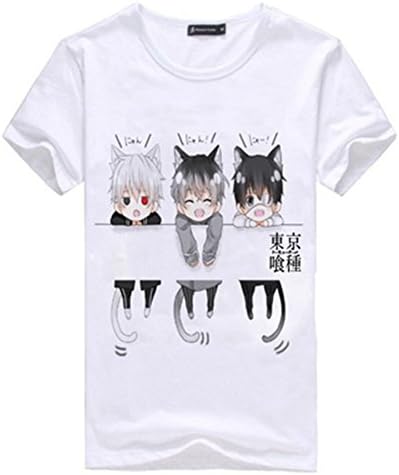 Japanese anime Tokyo Ghoul 2 T-shirt for men and women comfortable Couple T-Shirt (mans L, 1)