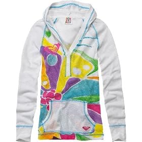 ROXY Checkers Hooded Henley