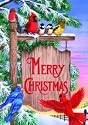 CHRISTMAS SIGN POST- Mini Flag