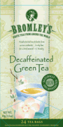Bromley's Decaf. Green Tea Bags - Case of 6 by Decaf Teas