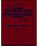 1929-1941 CHEVROLET CAR & TRUCK Parts Book List Manual 1940 1939 1938 1937 1936 1935 1934