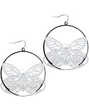 KIRRA Butterfly Hoop Earrings