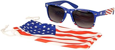 UB Eyewear USA American Flag Patriotic Sunglasses (Single)