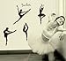 PeelCo Modern Ballerina Wall Decal Sticker Decorations