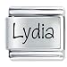Jewelry : Name Lydia Italian Charms Bracelet Link