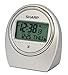 Sharp Spc364 Atomic Lcd Bedside Alarm Clock (silver) Image #1