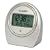 Sharp SPC364 Atomic LCD Bedside Alarm Clock (Silver)