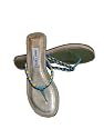 Jimmy Choo Retreat Flats Platform Espadrilles Leather Shoes Thongs- OnlyModa