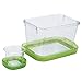 OXO Good Grips 5-1/2-Cup Lock Top Lunch Set, Green