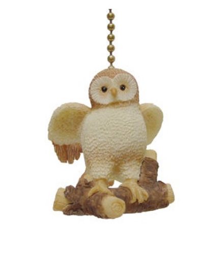 Nocturnal Wise Owl Ceiling Pull Chain
