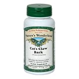 Nature's Wonderland Cat's Claw Bark Herbal Supplement Capsules, 575 mg, 60-Count Bottles (Pack of 3)
